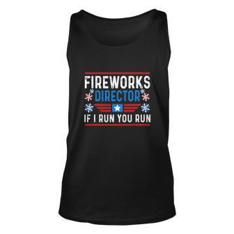 Firework Director I Run You Run Patriotic Unisex Tank Top - Seseable