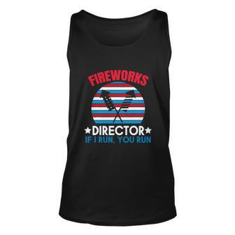 Fireworks Director Funny Bang 4Th Of July Unisex Tank Top - Monsterry DE