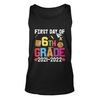 First Day Of School 6Th Grade Now Loading Back To School Unisex Tank Top - Thegiftio UK