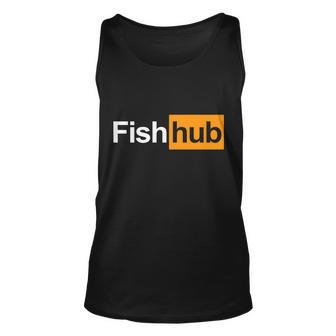 Fish Hub Tshirt Unisex Tank Top - Monsterry