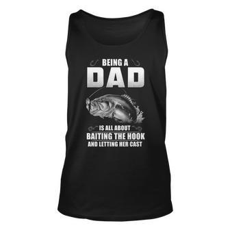 Fishing Dad - Baiting The Hook Unisex Tank Top - Seseable