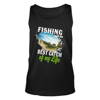 Fishing Husband Wife Marriage Unisex Tank Top - Monsterry