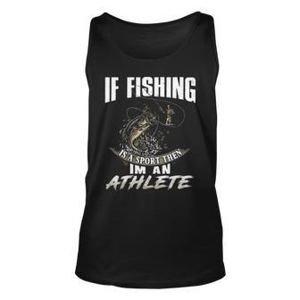 Fishing Sport Athlete Unisex Tank Top - Seseable