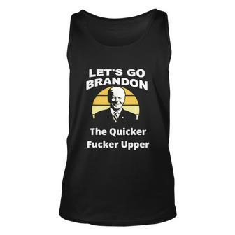 Fjb Lets Go Brandon Let Go Brandon Fjb Funny American Flag Brandon Flag Anti Biden Unisex Tank Top - Monsterry