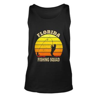Florida Fishing Squad For Deep Sea Funny Fisherman Unisex Tank Top - Monsterry UK