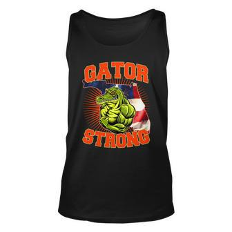 Florida State Gator Strong Usa Flag Unisex Tank Top - Monsterry AU