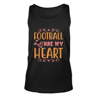 Football Has My Heart Halloween Quote Unisex Tank Top - Monsterry AU