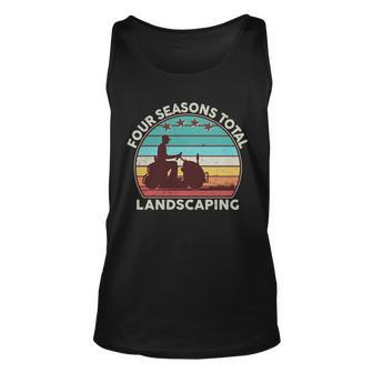 Four Season Total Landscaping Vintage Style Colors Unisex Tank Top - Monsterry UK