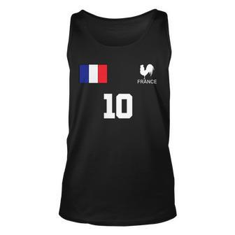 France Soccer Jersey Tshirt Unisex Tank Top - Monsterry