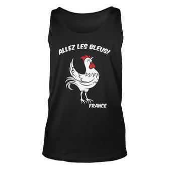 France Soccer World Allez Les Bleus Unisex Tank Top - Monsterry