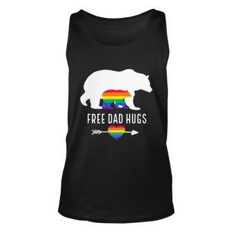 Free Dad Hugs Proud Lgbt Dad Gay Lesbian Dad Proud Lgbt Dad Gift Unisex Tank Top - Monsterry CA