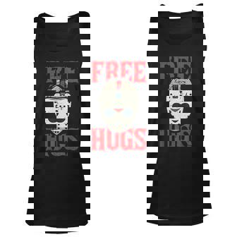Free Hugs Lazy Halloween Costume Scary Creepy Horror Movie V2 Men Women Tank Top Graphic Print Unisex - Thegiftio