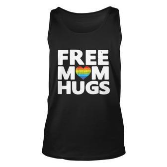 Free Mom Hugs Cute Gift Free Mom Hugs Rainbow Gay Pride Gift Unisex Tank Top - Thegiftio UK