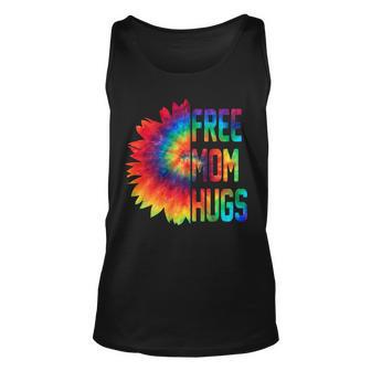 Free Mom Hugs Tie Dye Sunflower Unisex Tank Top - Monsterry UK