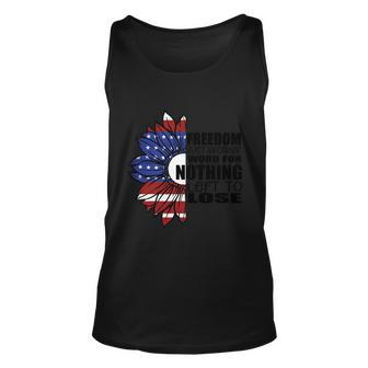 Freedom Just Another Word For Nothing Left To Lose 4Th Of July Unisex Tank Top - Monsterry DE