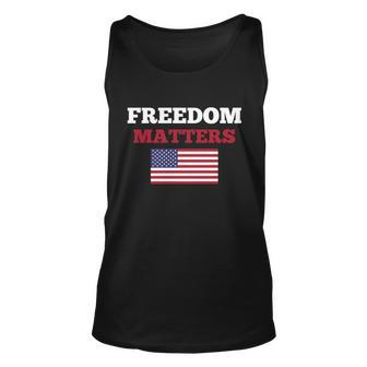 Freedom Matters Tshirt V2 Unisex Tank Top - Monsterry