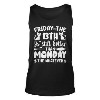 Friday The Thirnth Is Still Better Than Monday Halloween Unisex Tank Top - Seseable