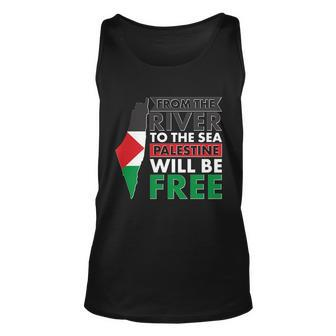 From The River To The Sea Palestine Will Be Free Tshirt Unisex Tank Top - Monsterry DE