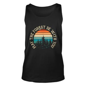 Fun May The Forest Be With You May The Fourth Hiker V2 Unisex Tank Top - Thegiftio UK