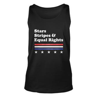 Funny 4Th Of July Stars Stripes And Equal Rights Unisex Tank Top - Monsterry UK