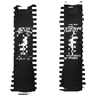 Funny & Cute Granddaughter And Grandfather Unisex Tank Top - Thegiftio