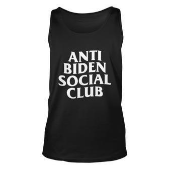 Funny Anti Biden Anti Biden Social Club Unisex Tank Top - Monsterry