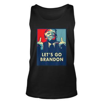 Funny Anti Biden Donald Trump Let’S Go Brandon Unisex Tank Top - Monsterry DE