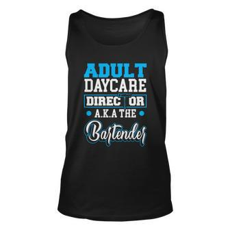 Funny Bar Or Bartender Adult Daycare Or Bartender Cute Gift Graphic Design Printed Casual Daily Basic Unisex Tank Top - Thegiftio UK