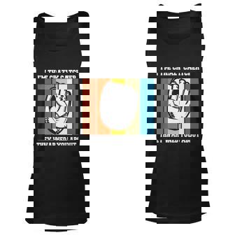 Funny Baseball Catcher Memes Funny Baseball Catcher Retro Baseball Gloves Unisex Tank Top - Thegiftio UK