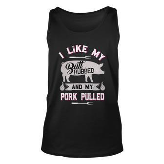 Funny Bbq Grilling Quote Pig Pulled Pork Unisex Tank Top - Monsterry
