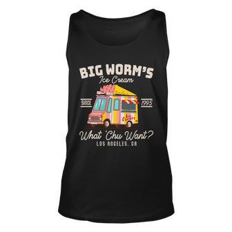 Funny Big Worms Ice Cream What Chu Want Since 1995 Tshirt Unisex Tank Top - Monsterry CA