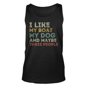 Funny Boating Gifts For Men Women Boaters Boat Owner Unisex Tank Top - Thegiftio UK