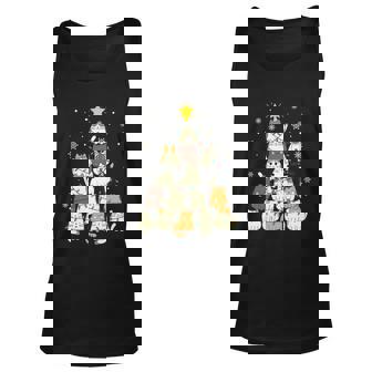 Funny Cat Christmas Kitten Lover Cat Lover Cute Kittens Christmas Tree Unisex Tank Top - Thegiftio