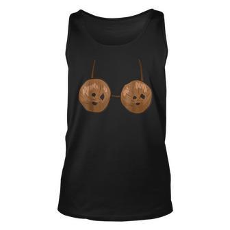 Funny Coconut Summer Coconuts Bra Funny Halloween Costume Men Women Tank Top Graphic Print Unisex - Thegiftio UK