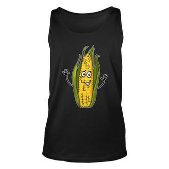 Funny Corn On The Cob Farmers Food Unisex Tank Top - Monsterry