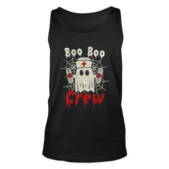 Funny Halloween Boo Boo Crew Nurse Ghost Costume Funny Halloween Gift Unisex Tank Top - Thegiftio UK