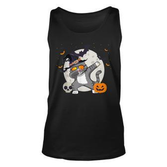 Funny Halloween Dab Cat Mom Boys Girls Kids Halloween Unisex Tank Top - Seseable