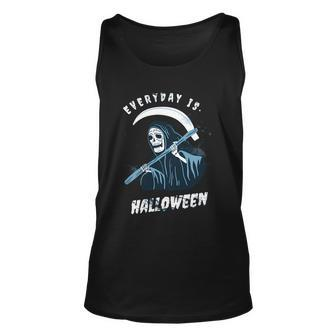 Funny Halloween Everyday Is Halloween Graphic Design Printed Casual Daily Basic V2 Unisex Tank Top - Thegiftio UK