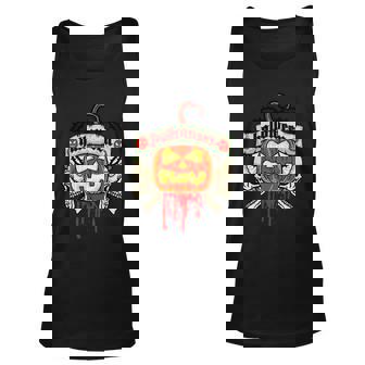 Funny Halloween Halloween Skulls Bloody Pumpkin Graphic Design Printed Casual Daily Basic Unisex Tank Top - Thegiftio UK