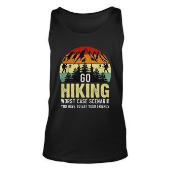 Funny Hiking Tshirt Unisex Tank Top - Monsterry UK