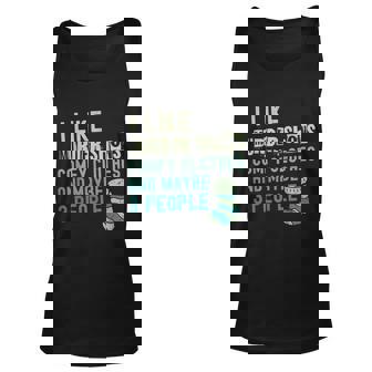 Funny I Like Murder Shows Comfy Clothes And Maybe 3 People Graphic Design Printed Casual Daily Basic Unisex Tank Top - Thegiftio