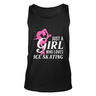 Funny Ice Skating Gift For Girls Women Skater Figure Skating Graphic Design Printed Casual Daily Basic Unisex Tank Top - Thegiftio UK