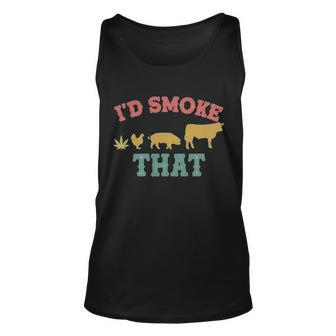 Funny Id Smoke That Marijuana Leaf Tshirt Unisex Tank Top - Monsterry CA