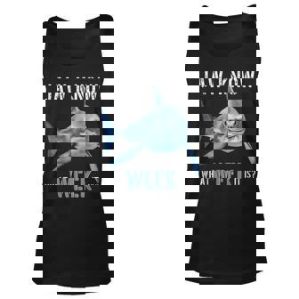 Funny Jaw Know What Week It Is Shark 2022 Funny Shark Kids Unisex Tank Top - Thegiftio