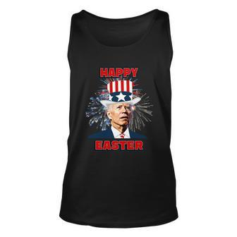 Funny Joe Biden Happy Easter For 4Th Of July Unisex Tank Top - Monsterry