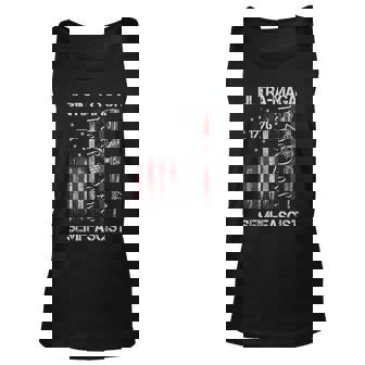 Funny Joe Semi-Fascist Political Humor Biden Men Women Tank Top Graphic Print Unisex - Thegiftio UK