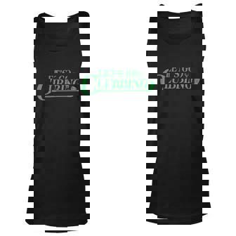 Funny Lets Go Clubbing Golfing Fan Unisex Tank Top - Monsterry