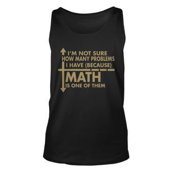 Funny Math Problems Unisex Tank Top - Monsterry CA