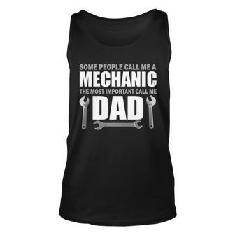 Funny Mechanic Dad Tshirt Unisex Tank Top - Monsterry CA