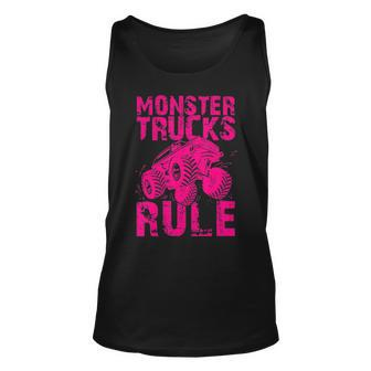 Funny Monster Truck Gift For Kids Boys Girl Cool Truck Lover Unisex Tank Top - Thegiftio UK